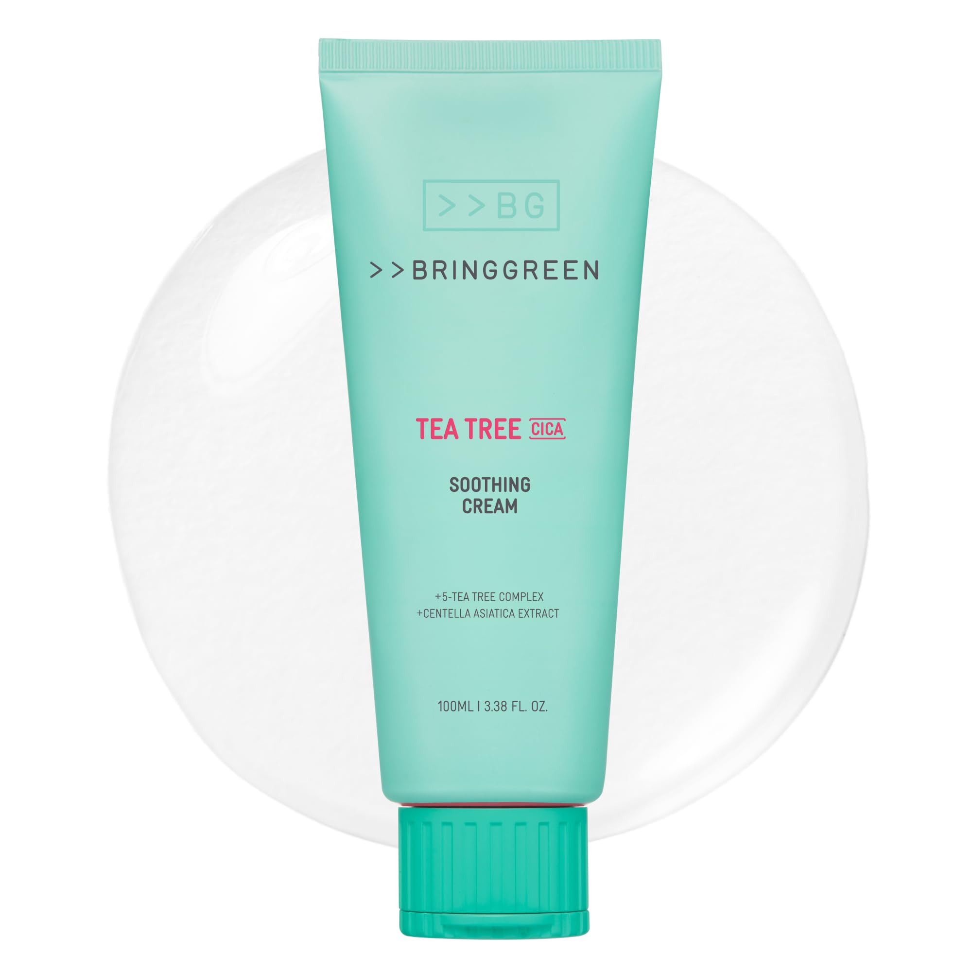 BRING GREEN Tea Tree Deer Soothing Cream Plus, 3.4 fl oz (100 ml)