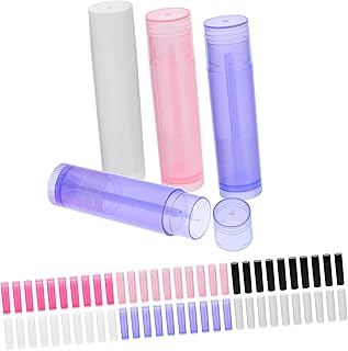 FOMIYES 60Pcs 5G Refillable Lip Balm Tubes Em...
