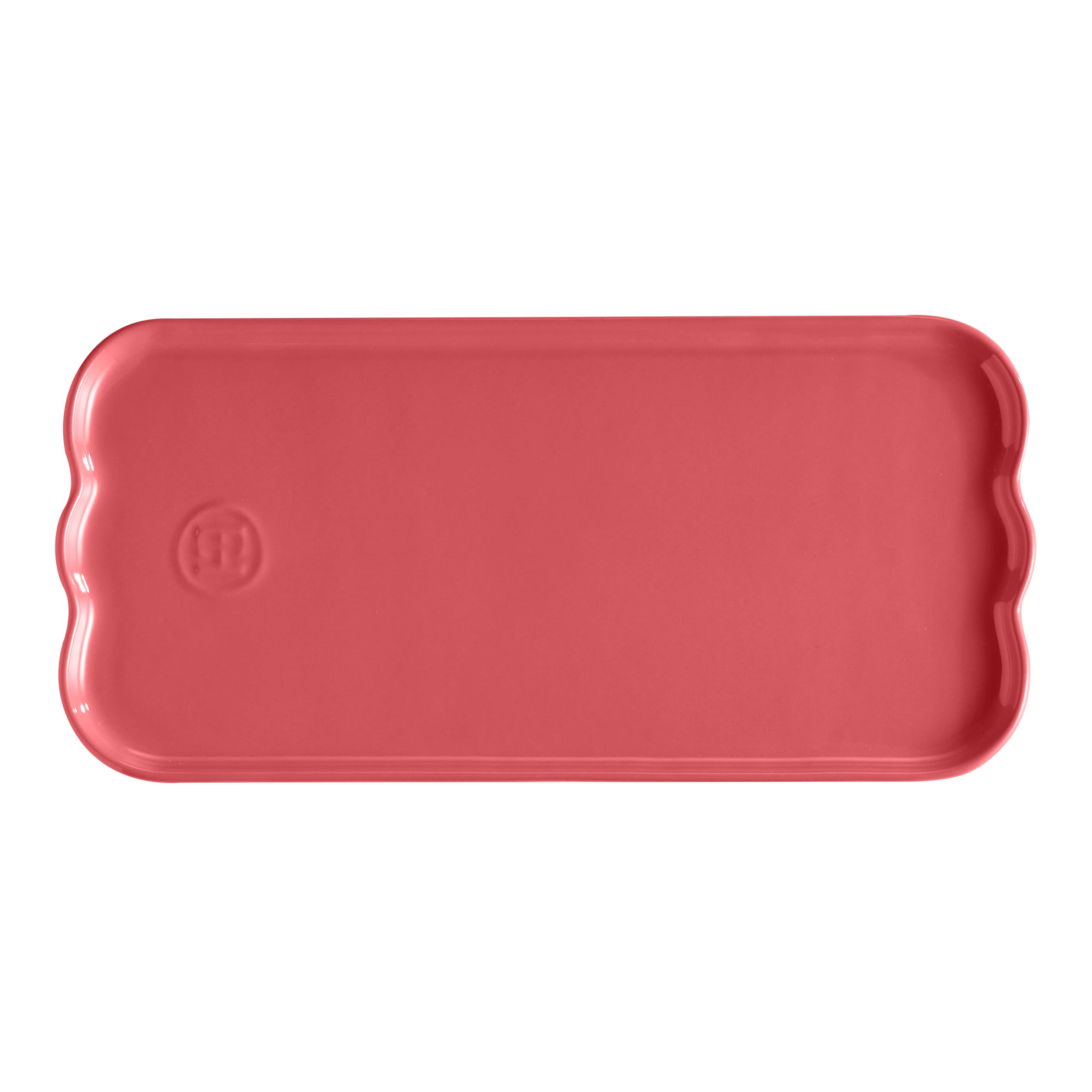 Emile Henry - Plato para hornear rectangular, cerámica, 31,5 x 15 cm, color rosa