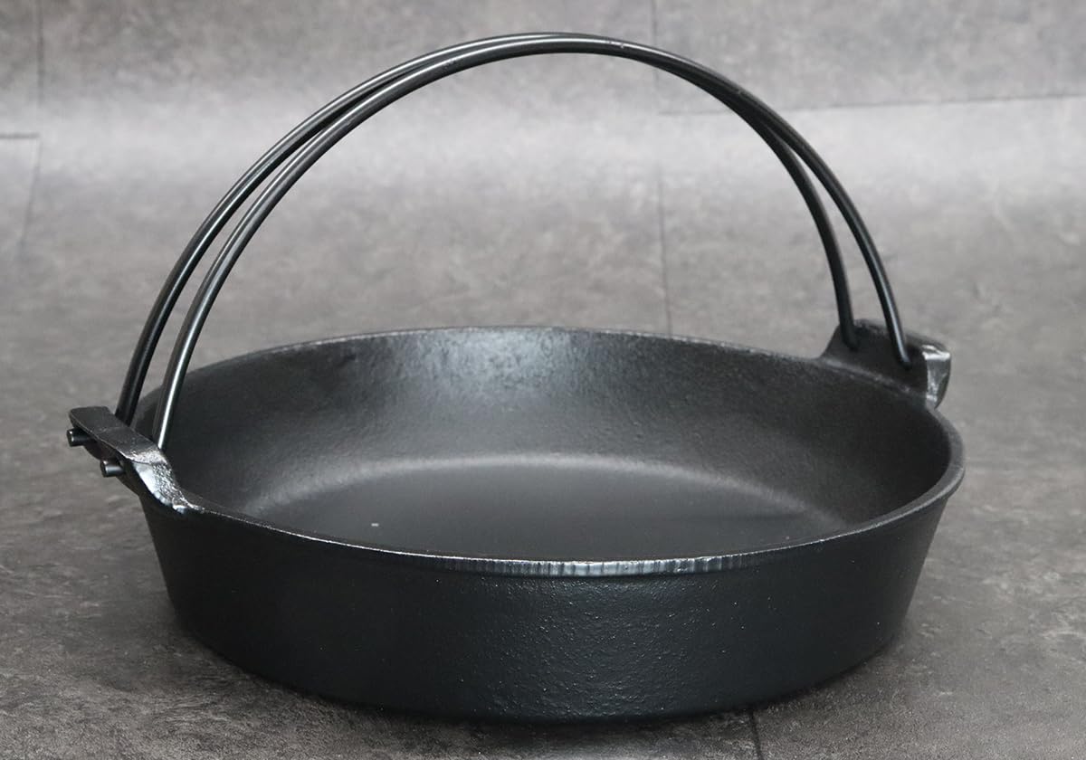 Amazon｜アサヒ 鋳鉄製 すき鍋 胡蝶 24(ガス・IH対応)業務用使用品