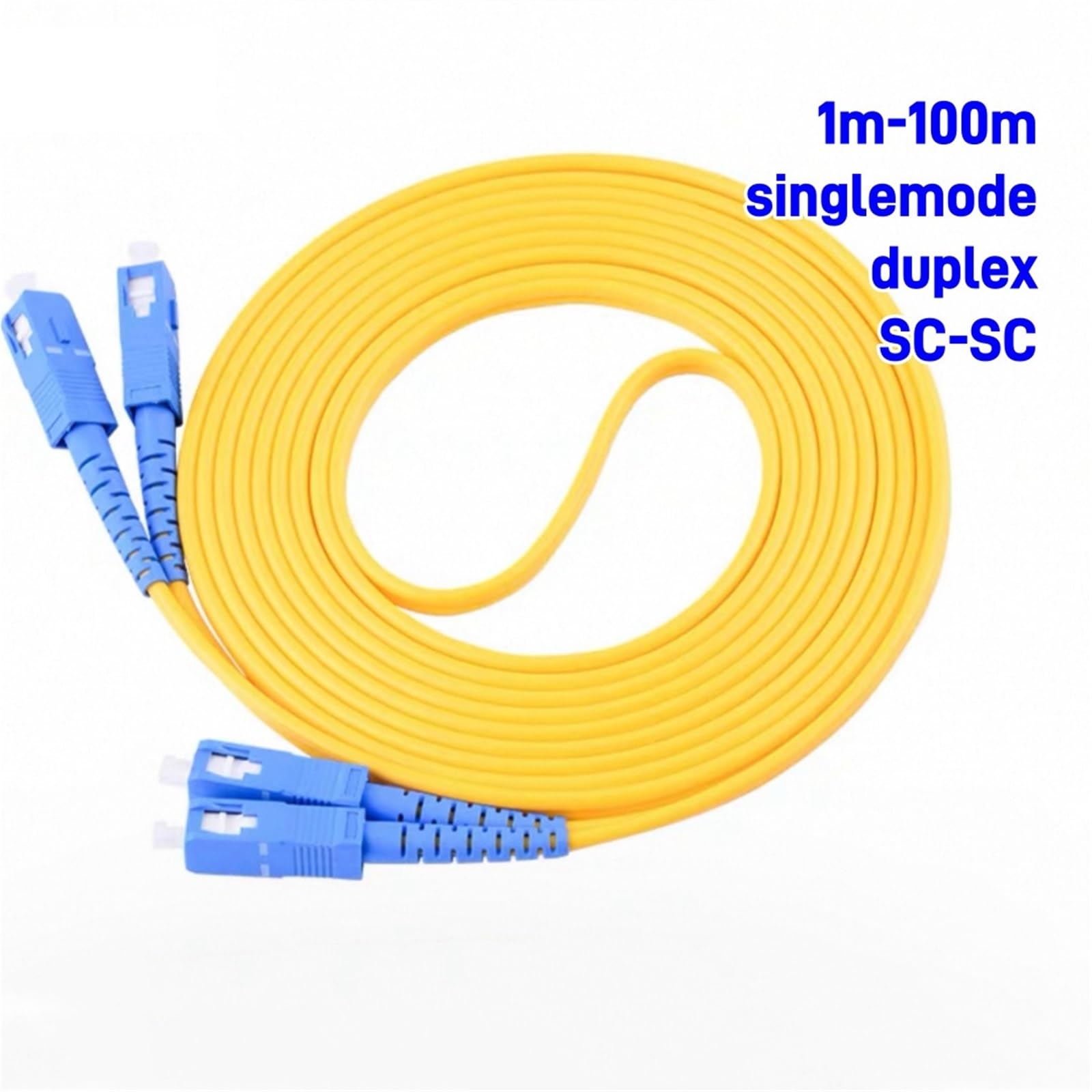 Cordon de brassage fibre optique SC-SC duplex monomode SM SC 3 mm 2 mm(20m 2pcs)