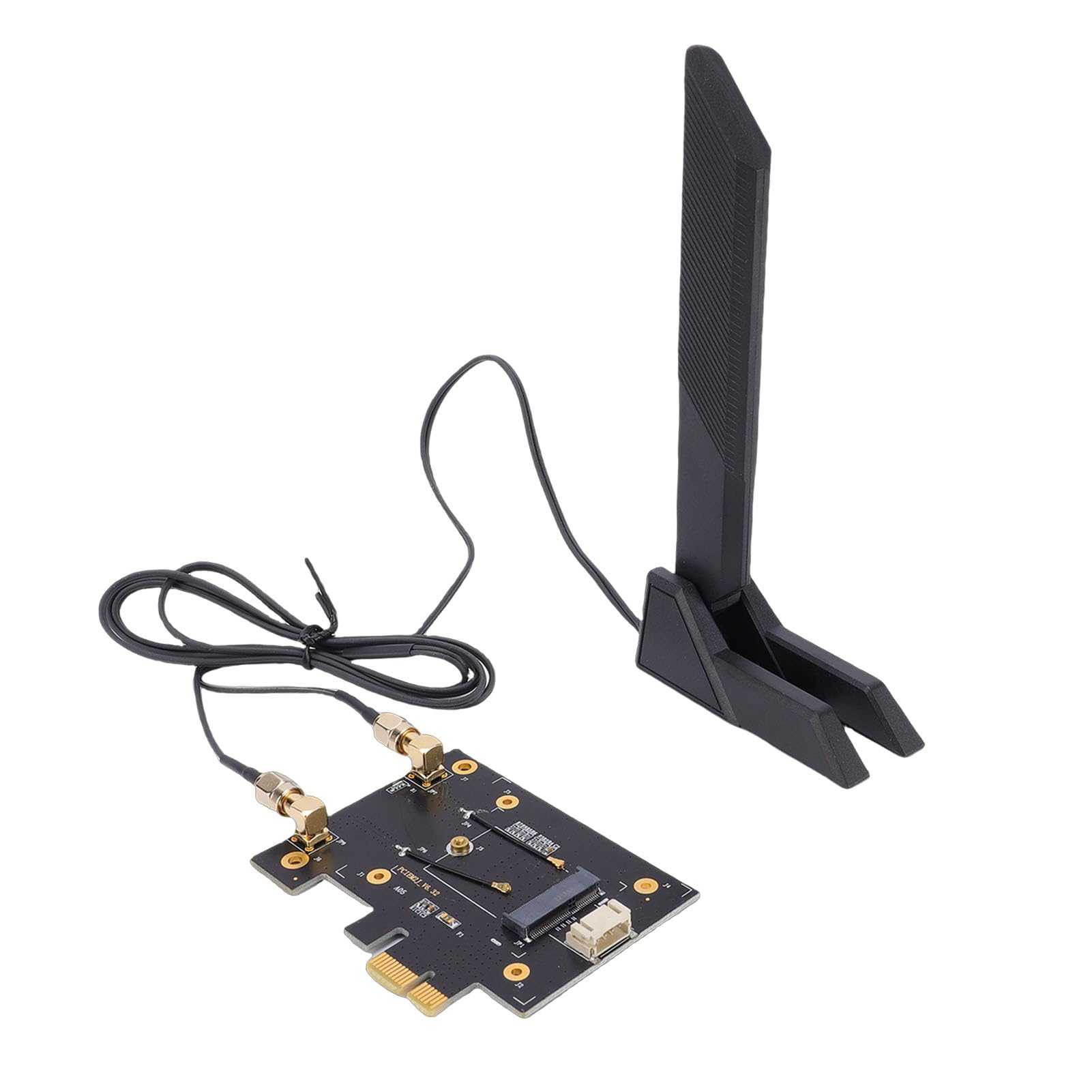 Carte WiFi 7 Pcie, Adaptateur sans Fil Tri-Bande 2,4 Ghz, 5 Ghz Et 6, Bluetooth 5.2, 4200 Mbps, Carte Réseau avec Antenne Externe 10 DB, pour 10 11