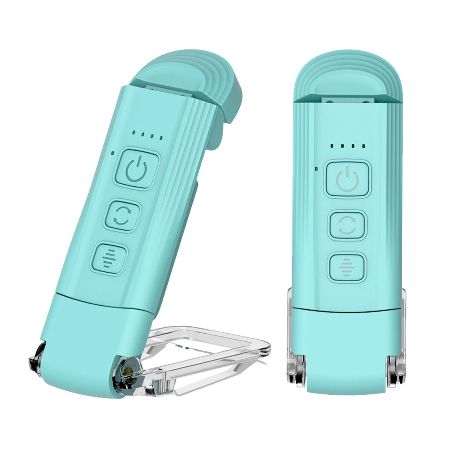 Book Light,3-Color Book Lamp - Brightness Adjustable Clip- Portable Bookmark Light Rechargeable Book Light 3 Color Eye Protection for Bookworms