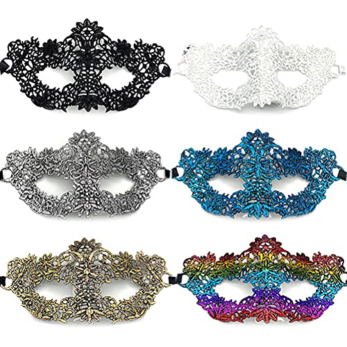 Cobertura de Rosto de Halloween Cobertura de Olho de Renda Adereços de Cosplay Adereços de Fantasia