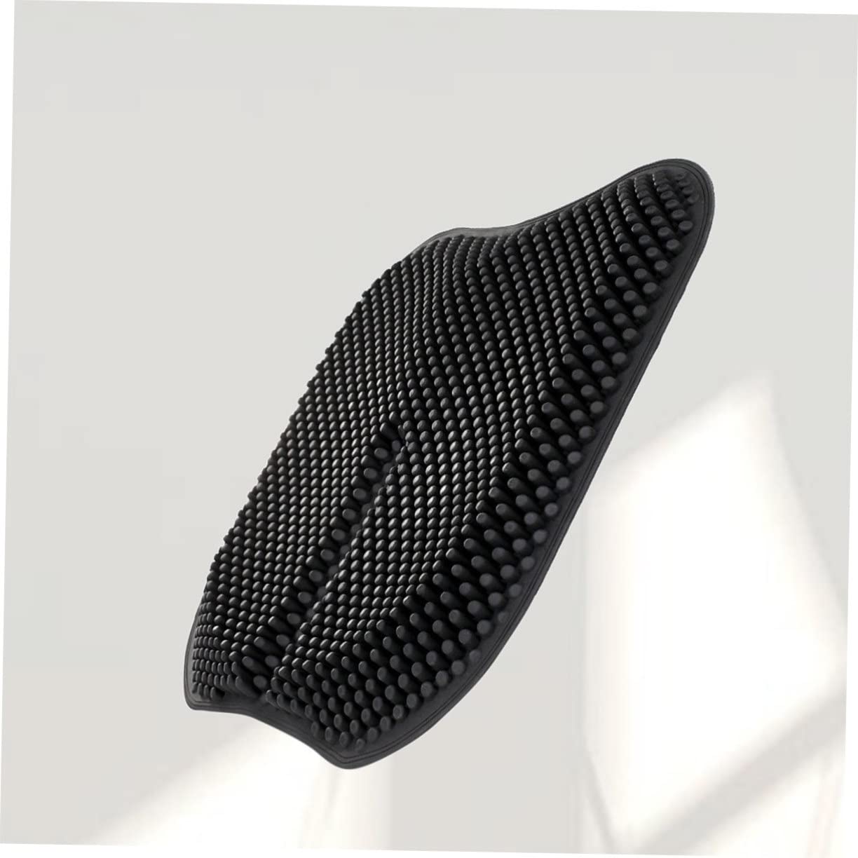 Cuscino Sedile Massaggiante in Silicone per Auto Nero | Traspirante, Antiscivolo e Confortevole, per Sedia o Panca, Design Pratico Unisex