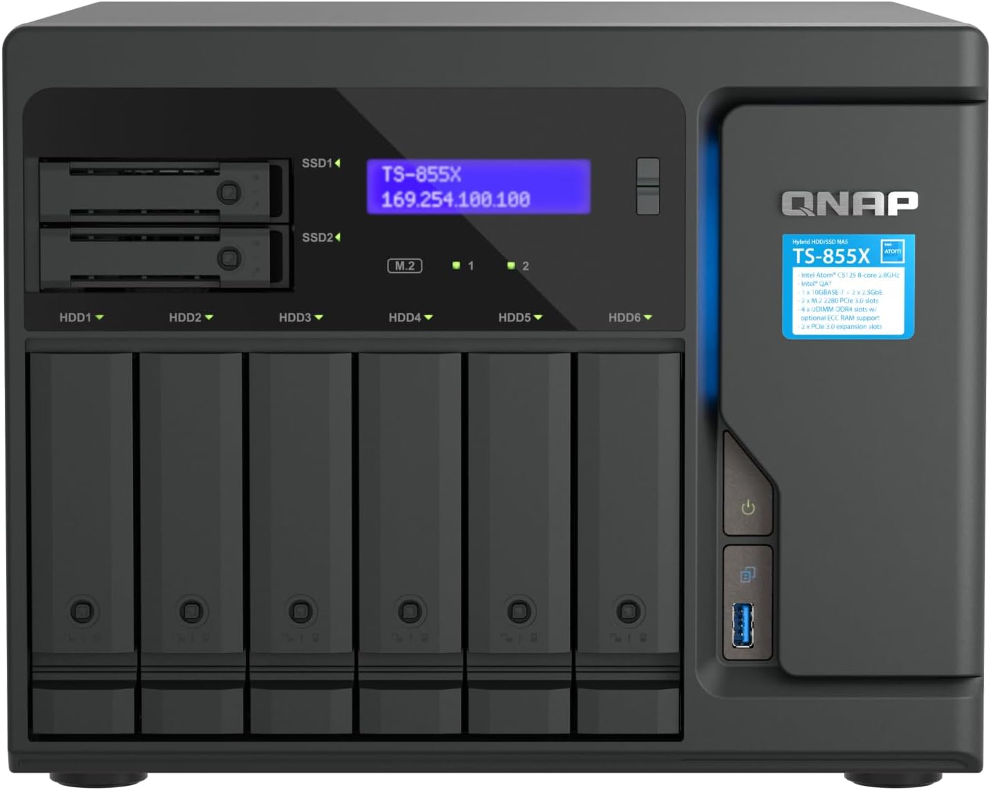 QNAP TS-855X-8G-US 8 Bay NAS