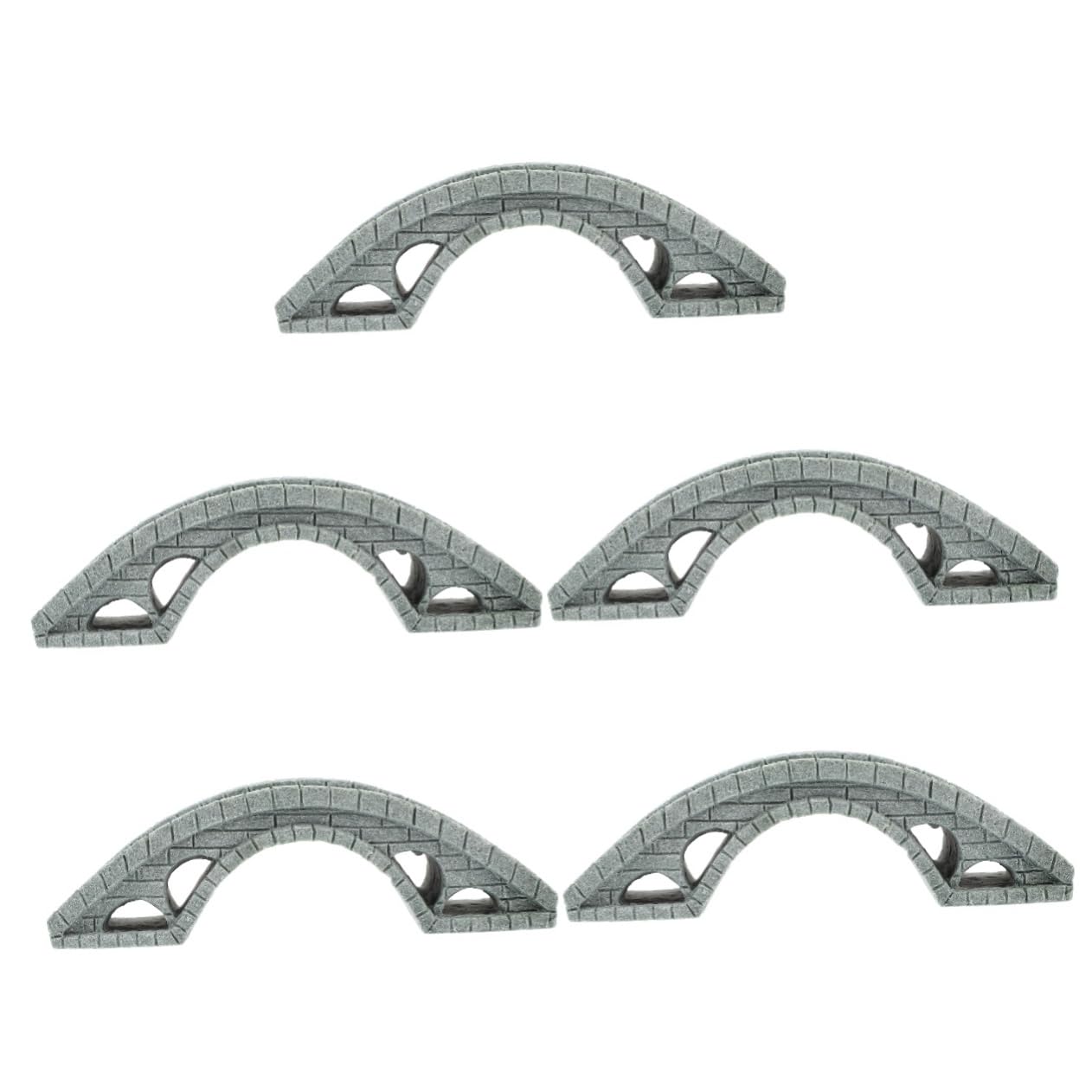 Abaodam 5 Pièces Pont Miniature Décoratif pour Aménagement Paysager Aquariums Ornement Vintage pour Décoration Intérieure Extérieure