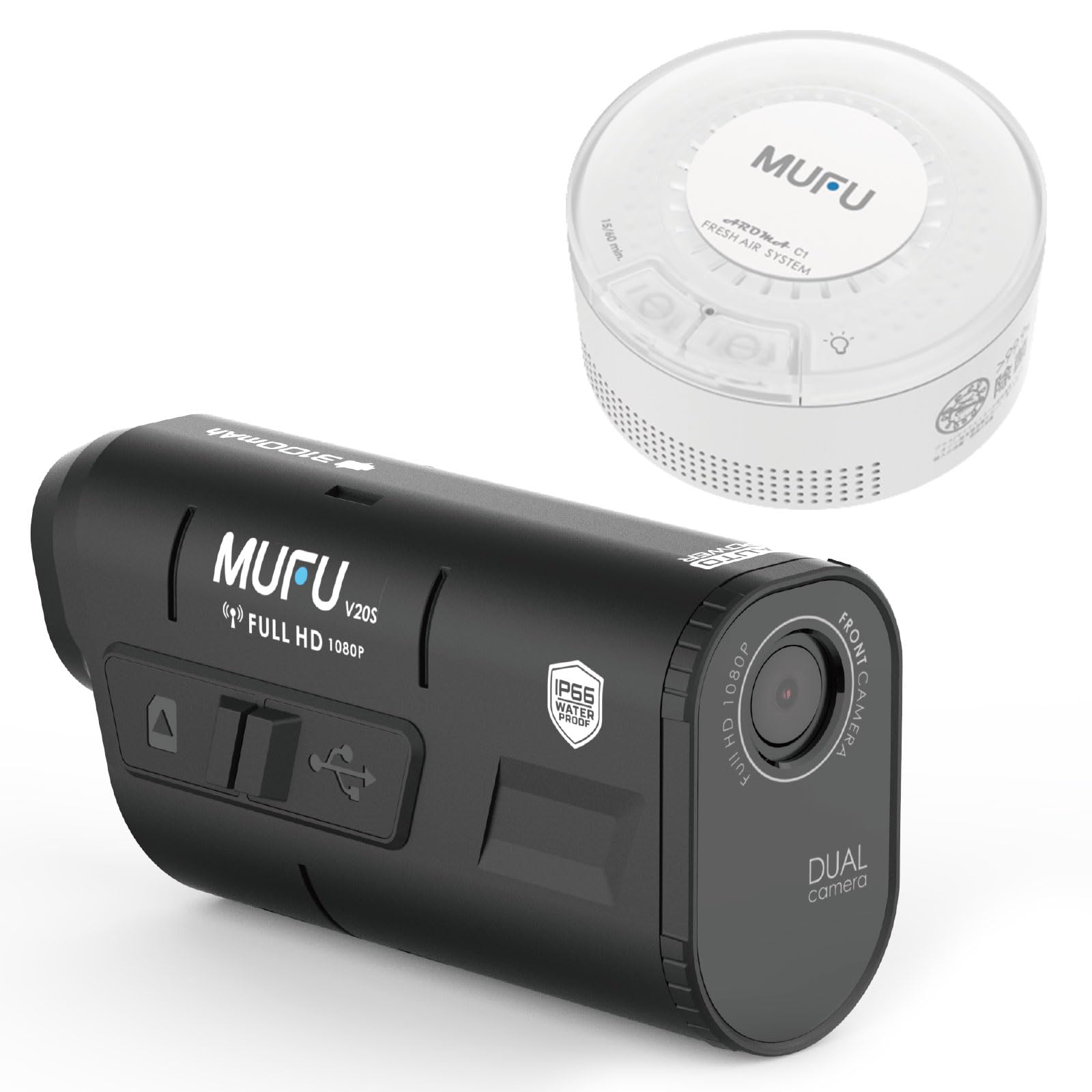 Amazon.co.jp: MAXWIN バイク用ドライブレコーダー 前後2カメラ