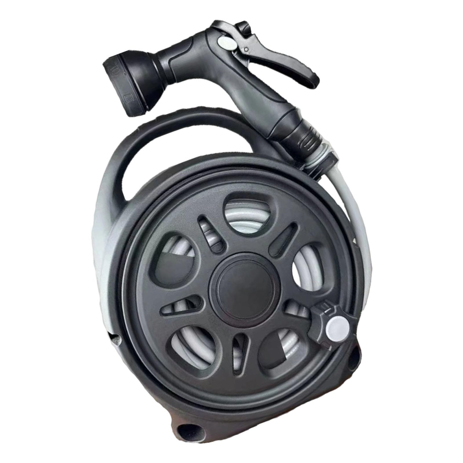 Kaeltsyn Black Sturdy 12M Watering Hose 14Mm Wide Perfect For Outdoor Gardening And Cleaning Tasks Hose For Gardening