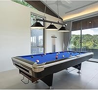 Vista 3 de Z-Lite 2306-3MB-BN-MB15 - Colgante de billar con cordón, 3 luces, 180 vatios totales, negro mate y níquel cepillado