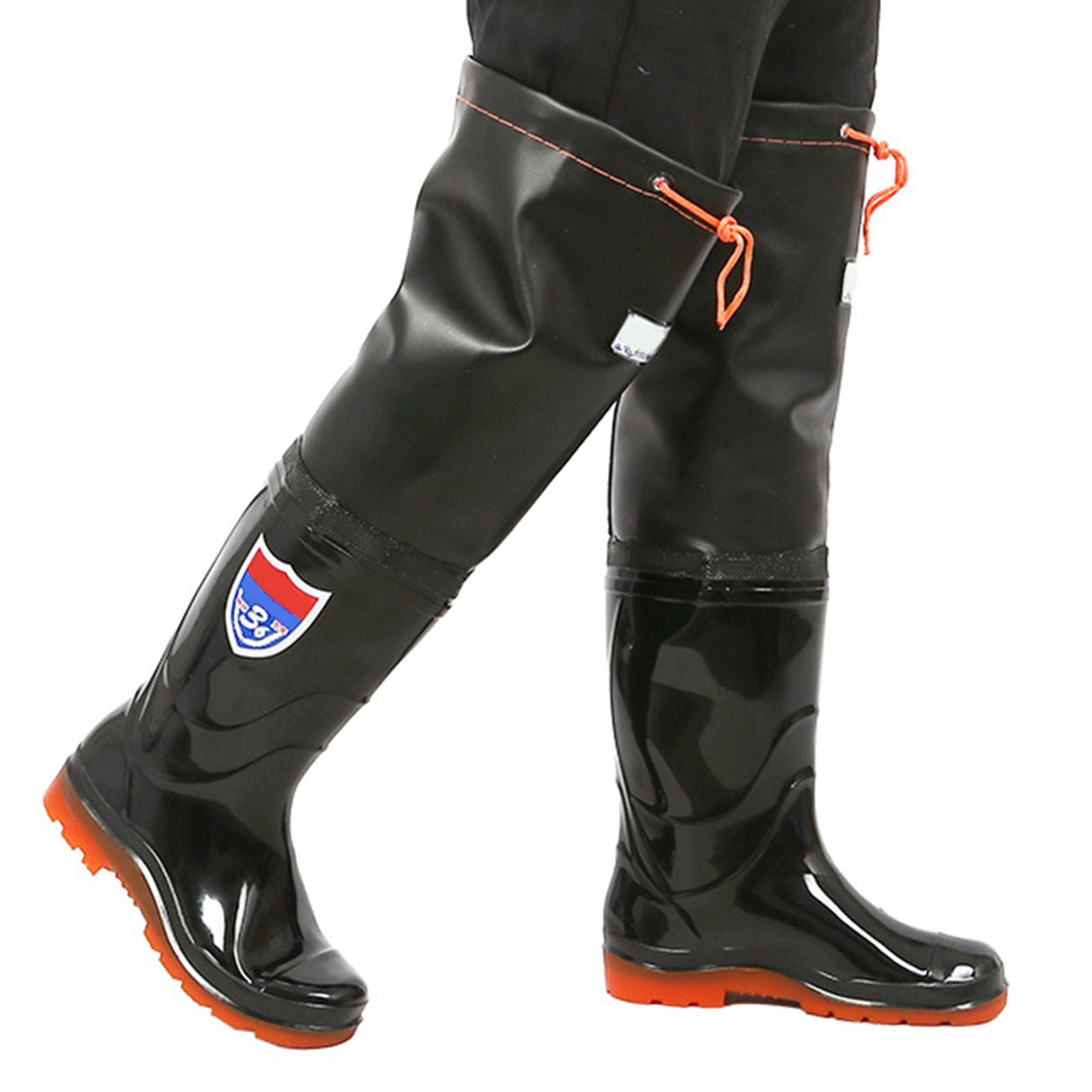 Generisch Botas de goma para mujer y hombre, botas de lluvia, impermeables, zapatos de agua EVA para comedor, zapatos de lavado de coches, zapatos de trabajo bajos, zapatos de cocina