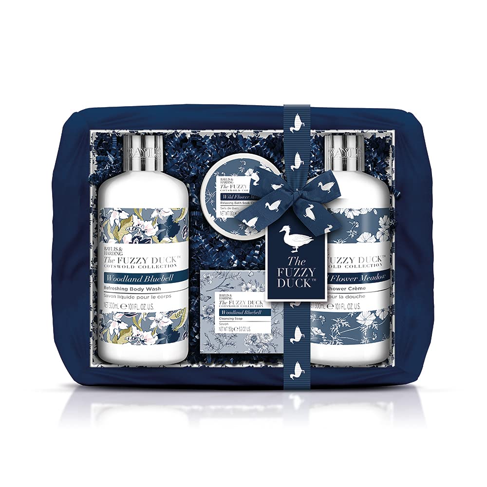 Baylis & Harding The Fuzzy Duck Cotswold Collection Luxury Large Bathing Hamper Gift Set (Pack of 1) - Vegan Friendly