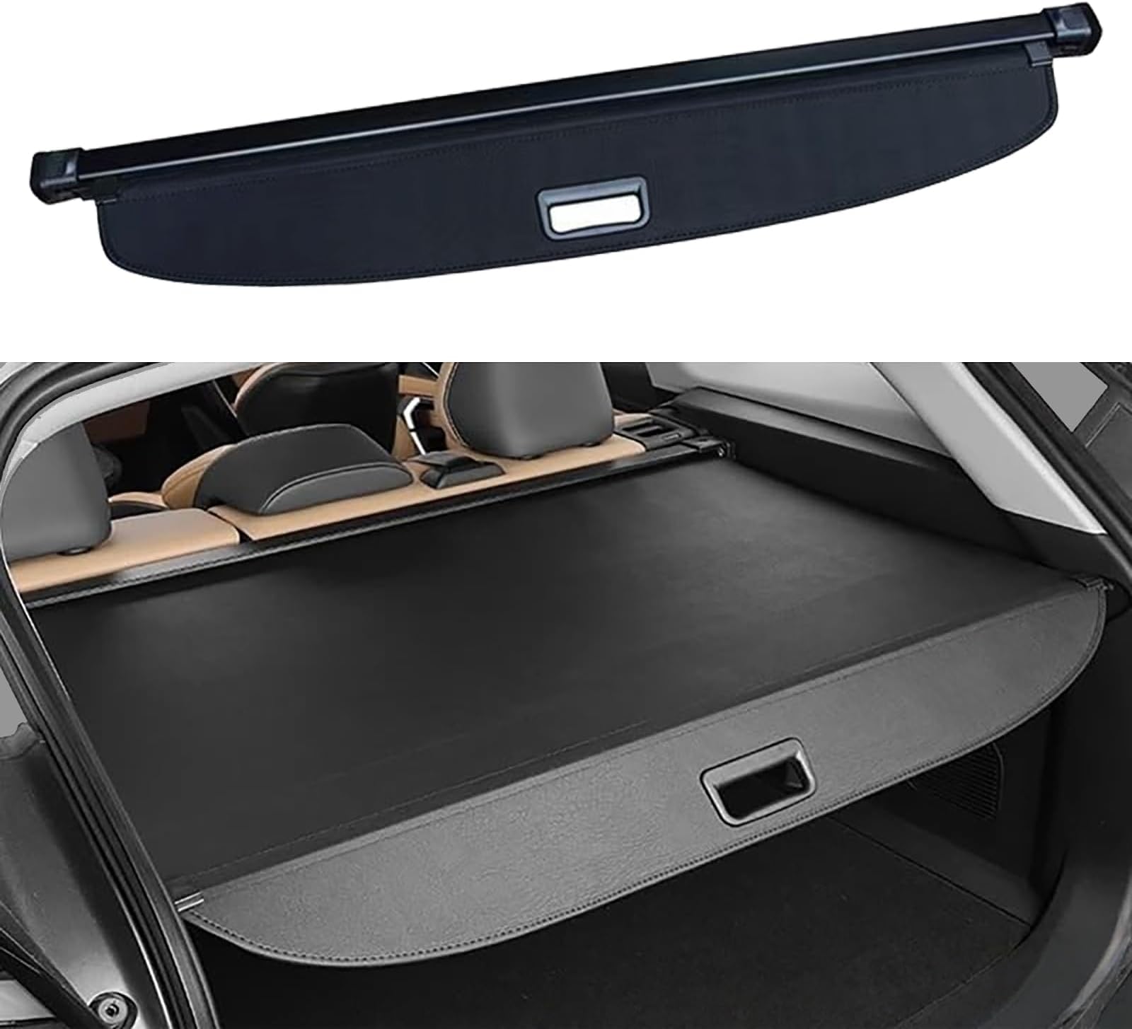 Cargo Cover for Chery Jetour Shanhai T1 Accessories, Retractable Trunk Cover Anti-Peeping Privacy Security Screen Luggage Shield Shade, Leather