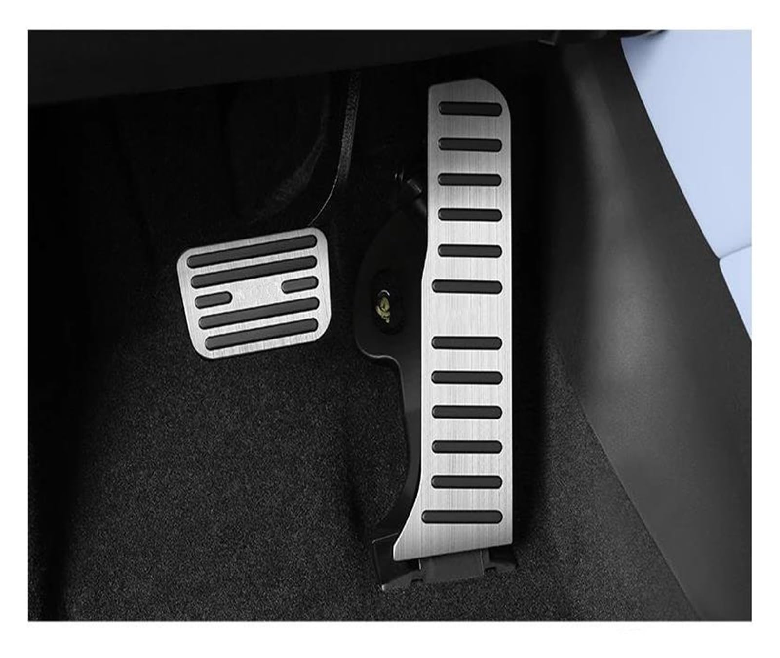 Cubrepedales Coche Para BYD Para Song Plus DM-i Pedal Acelerador Freno | Para 2023-2024 Pedales Antideslizante(Plata)