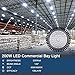 XQFVOIQR 200W UFO LED High Bay Light lamp Factory Warehouse Industrial Lighting 16000 Lumen 6000-6500K IP65 Warehouse LED Lights Commercial Bay Lighting for Garage Factory Workshop Gym
