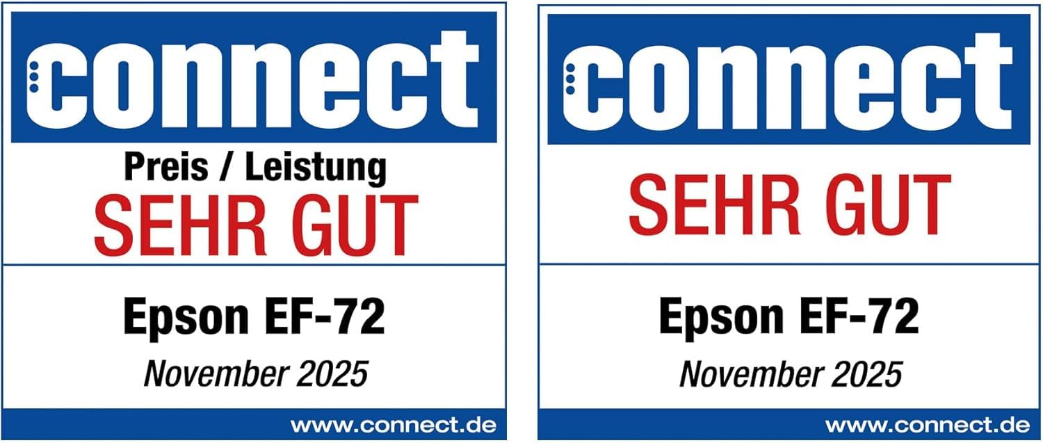Epson Lifestudio Flex Plus EF-72 | Tragbarer 4K-PRO-UHD-Smart-TV-Projektor | 1.000 Lumen | 3LCD x RGB-LED | Sound by Bose | Google TV | Einfache Einrichtung | 150''-Display | 5 Jahre Garantie | Eiche