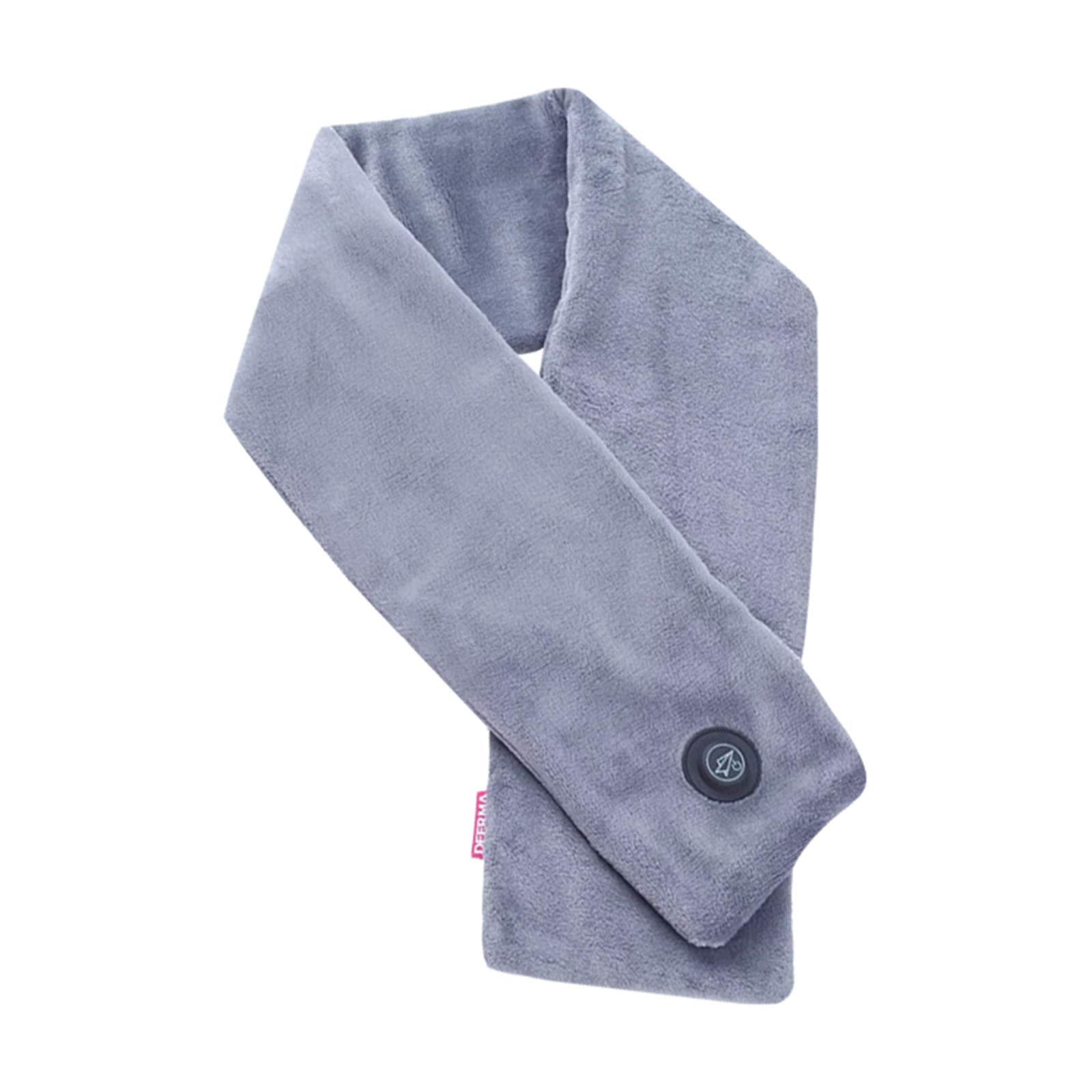 Écharpe Chauffée, Meilleurs Cadeaux Pour Adultes, Garçons Et Filles, Coussin Chauffant Pour Soulagement De La Douleur, Niveaux De Chauffage, Thérapie Thermique Pour La Douleur Et La Raideur,Gris