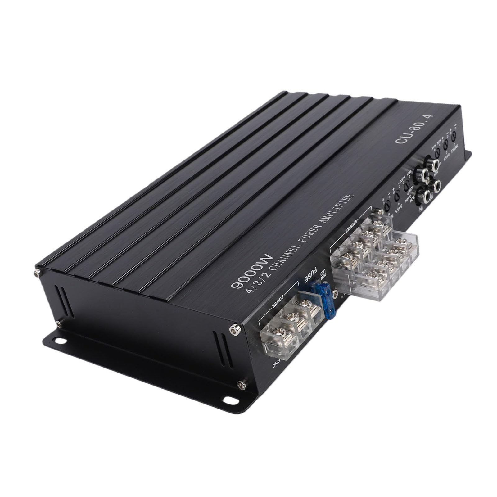 Garsent 4-kanałowy Wzmacniacz Samochodowy 270x170x40mm Stop Aluminium Wysokiej Mocy Czysty Bas Wzmacniacz Mocy dla DC 12V Samochód Ciężarowy łódź UTV Nagłośnienie Motocykla