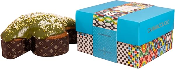 CANNAVACCIUOLO - Colomba al Gianduia con Cioccolato al Latte Gocce di Cioccolato e Granella Croccante Dolce da Forno 750g - 5