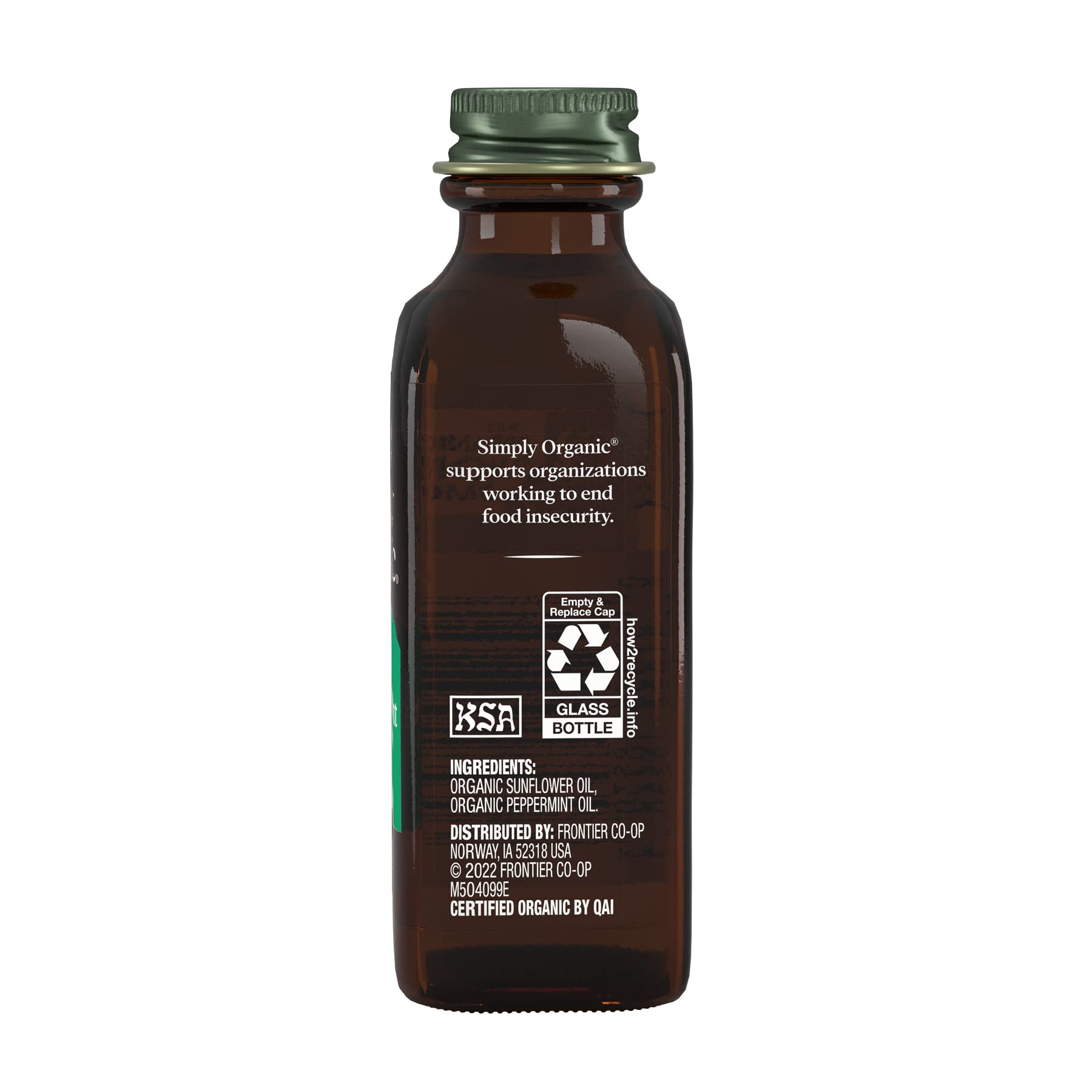 Simply Organic, Peppermint Flavor, 2 fl oz (59 ml) thumbnail 3