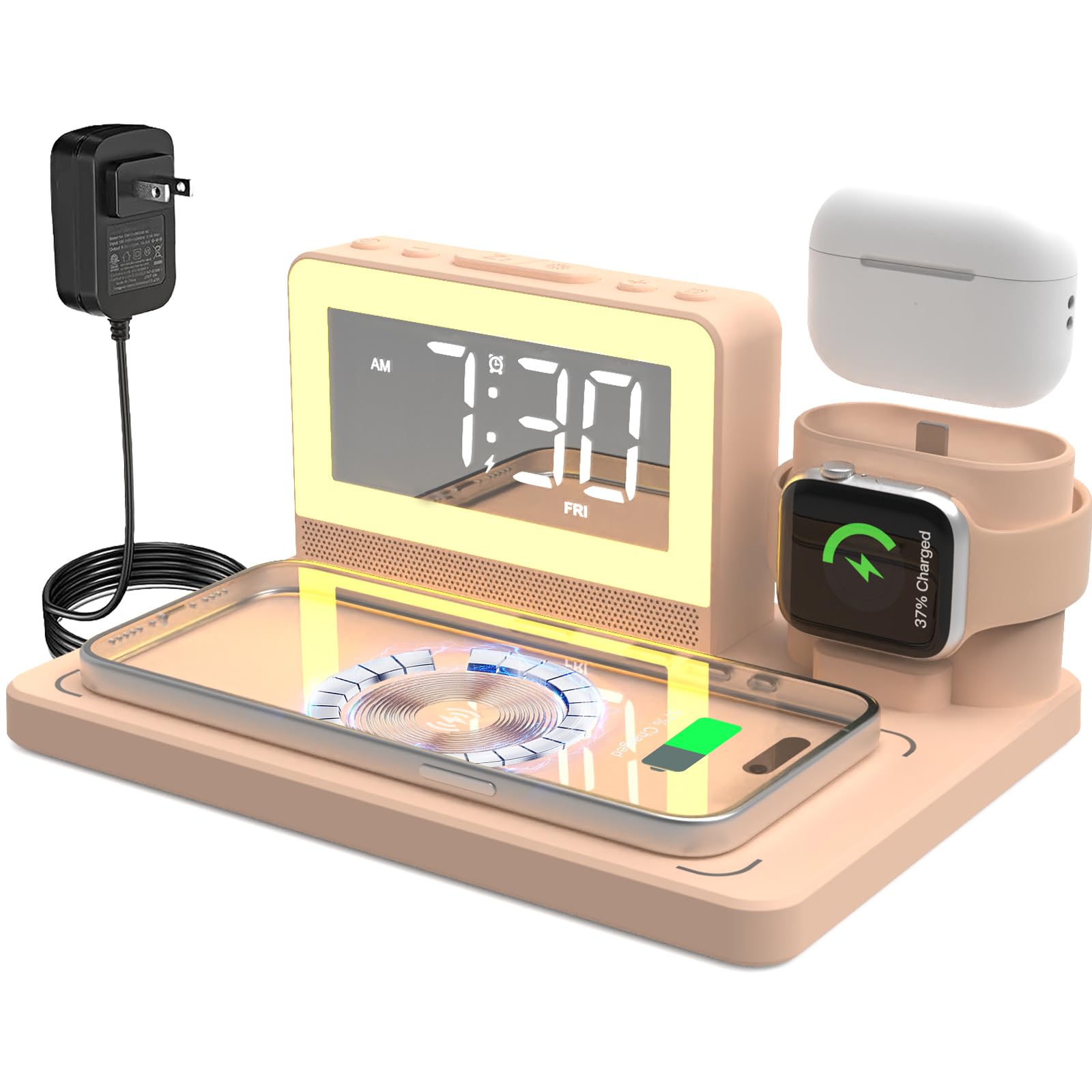 Charging Stand Alarm Clock Apple Watch On Charger All Night
