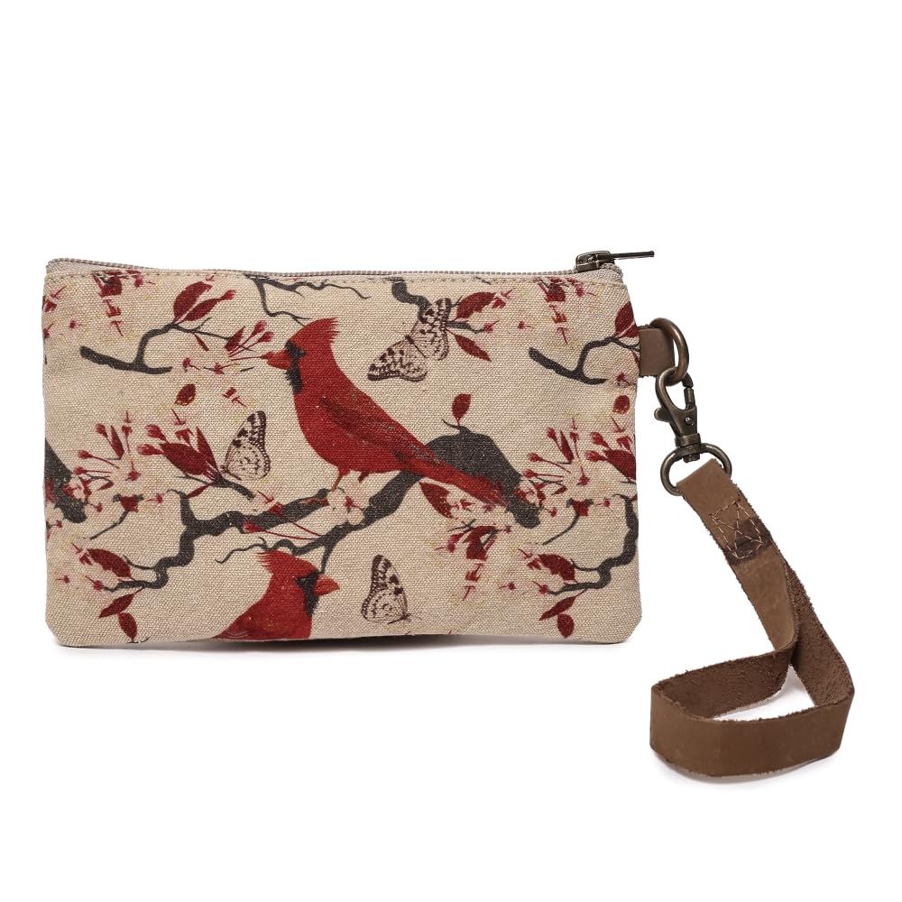 COTT N CURLS Cardinals Wristlet Wallets for Women - 4.7