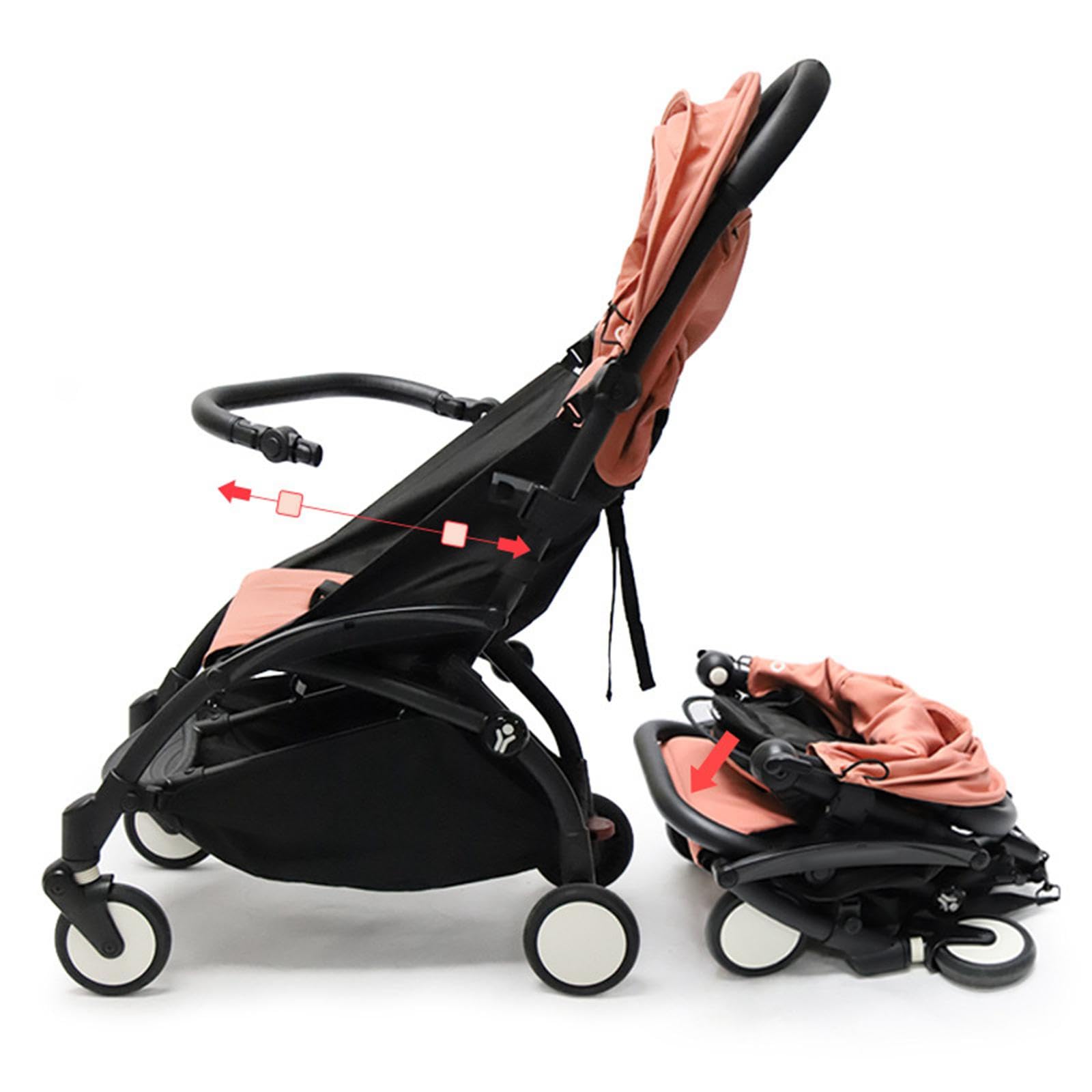 Accesorios para reposabrazos de cochecito Barra de soporte de ángulo ajustable Pieza de repuesto Barra transversal resistente Asa para carrito de bebé, Reposabrazos Delantero Central