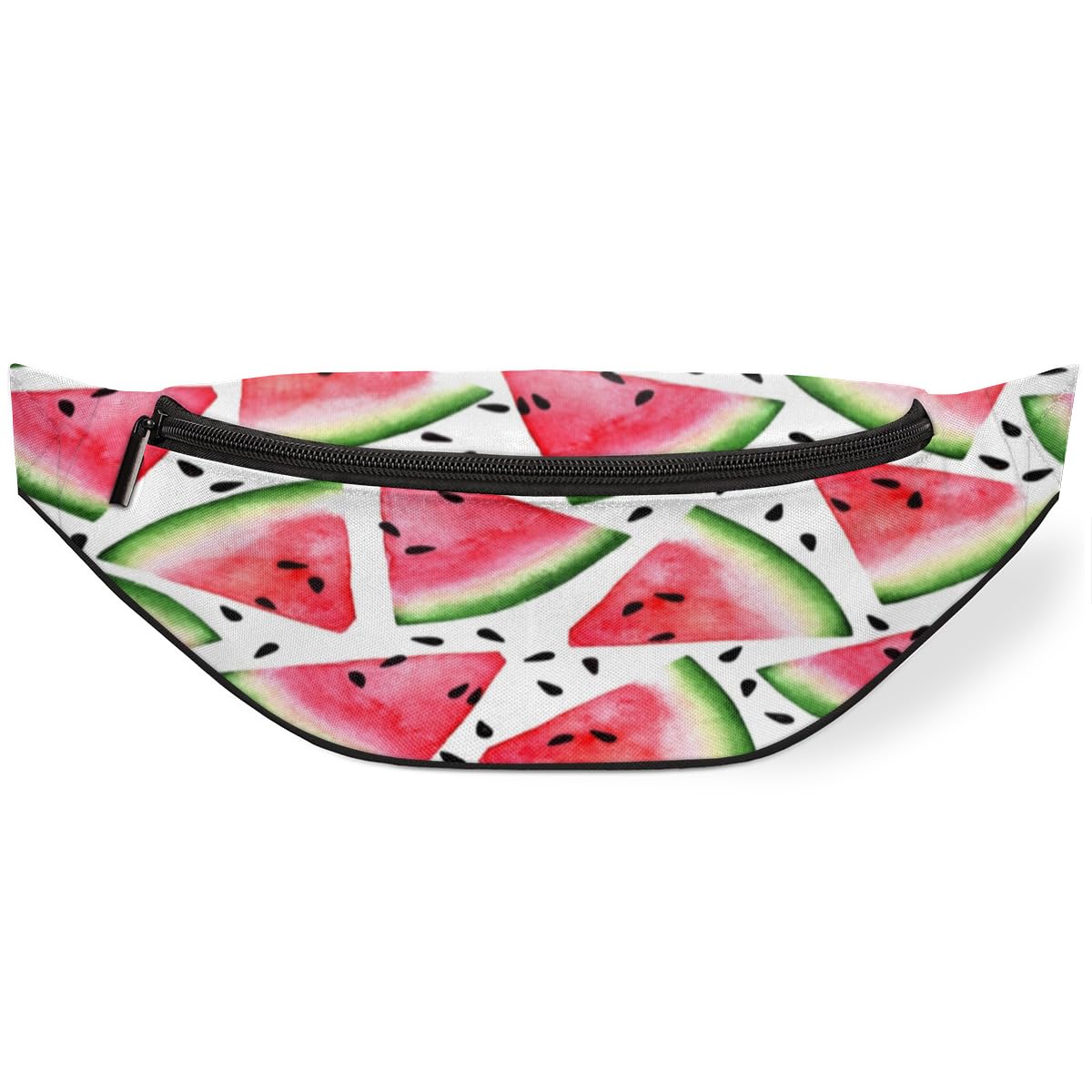 Fanny Pack for Women Men Summer Fruits Watermelon Waist Pack Crossbody Bag with Adjustable Straps for Hiking Running Walking Travel Cycling