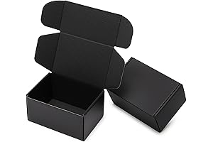 Small Black Boxes - Pack of 24