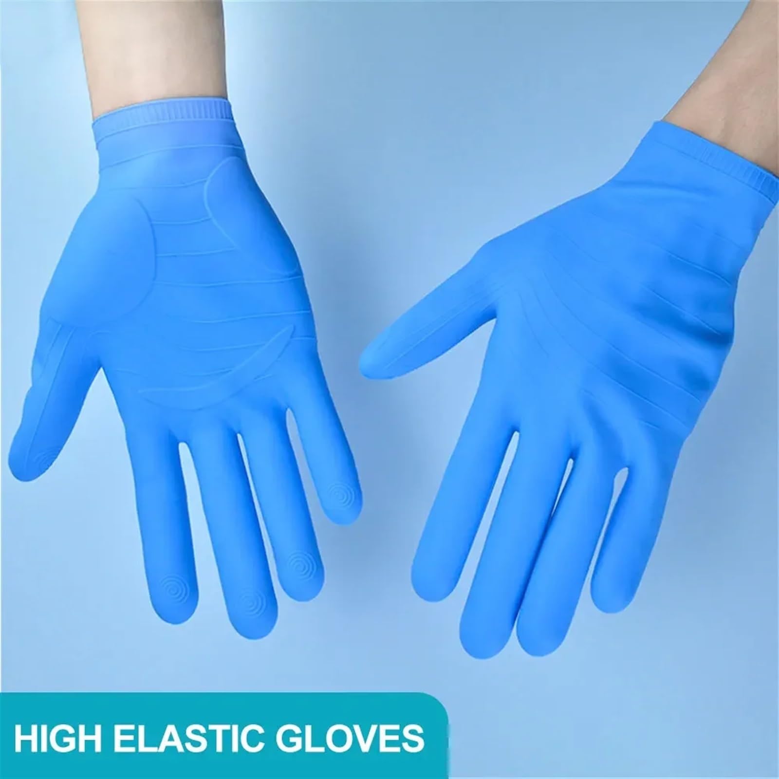 Guanto di gomma 2 paia di guanti in nitrile di silicone riutilizzabili guanti impermeabili ad alta temperatura for la pulizia della cucina universale for la casa strumento for lavare i piatti(Orange)