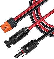Vista 8 de Cable de carga solar, conector solar a XT60i, conector adaptador de conexión de panel solar, cable de extensión XT60i-F, cable de extensión de 12