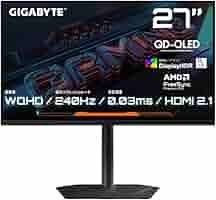 Amazon.co.jp: GIGABYTE MO27Q2 27インチ QHD 2560 x 1440 OLED