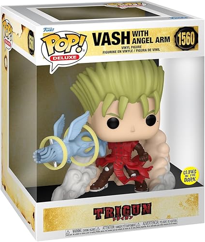 Funko Pop! Deluxe Trigun - Jarrón con brazo de ángel, brilla en la oscuridad