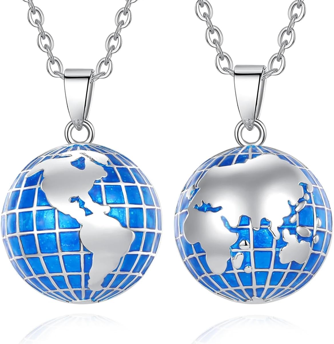 New 2026 20Mm Harrmony Ball Earth Pendant Pregnancy Bola Angel Caller Babey Wishing Chime Ball Necklace-Stylish Chain Necklace, Great Gift For Birthday Or Christmas