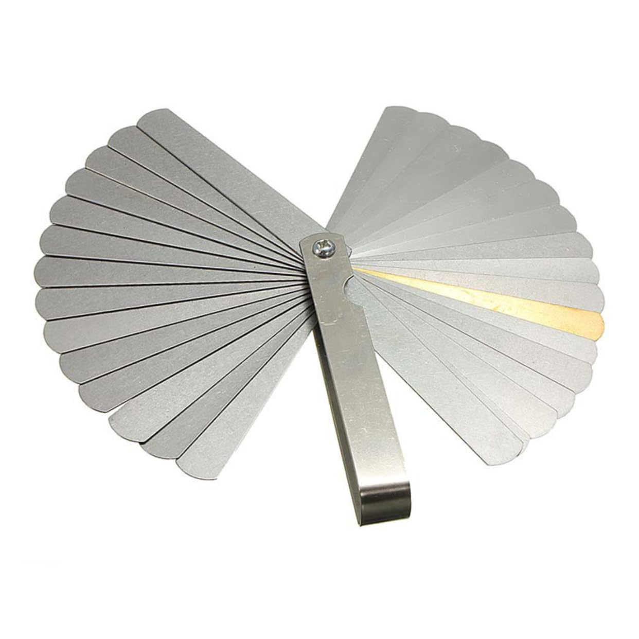 32pcs Dual Marked Feeler Gauge Precision Thickness Gauge Metric SAE Standards