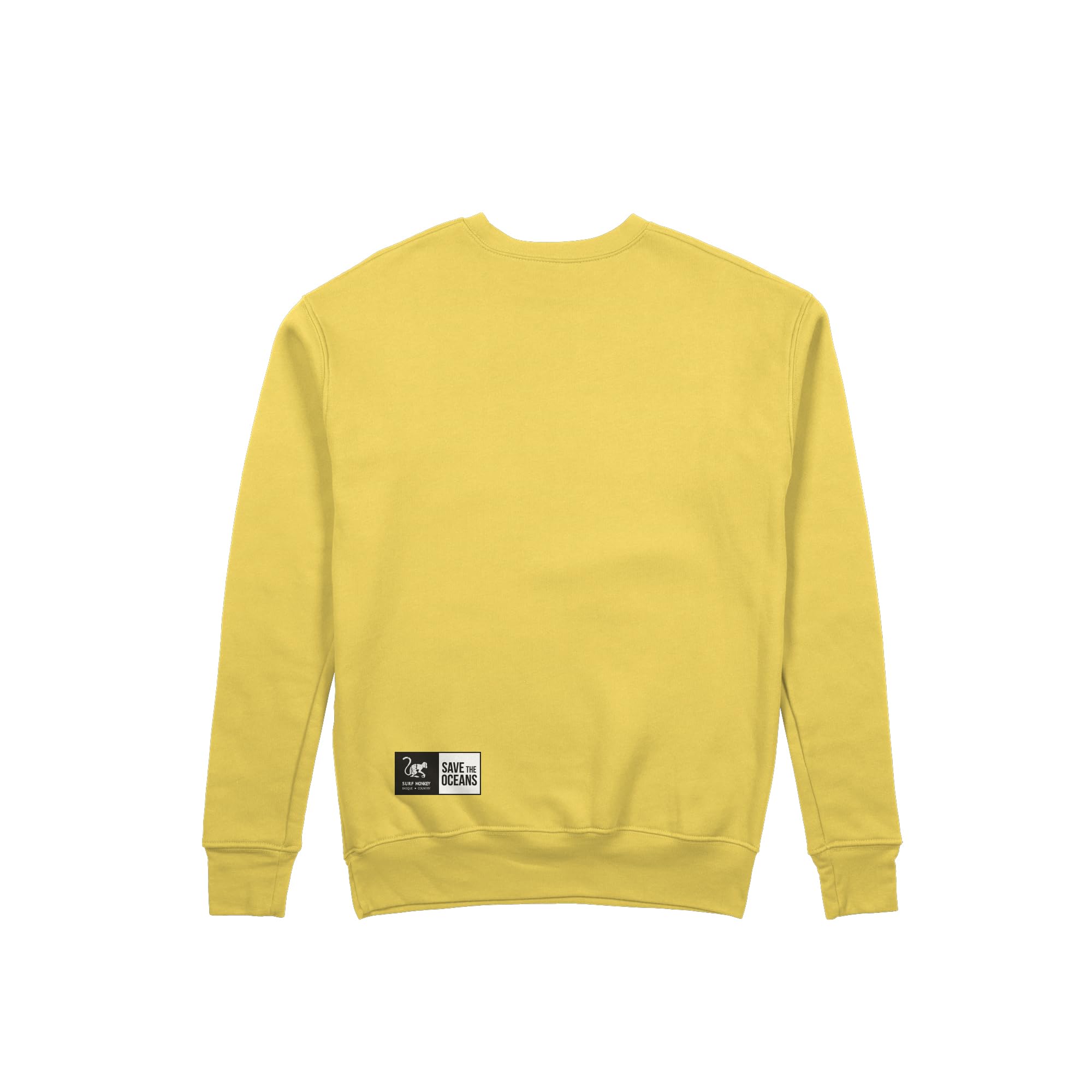 Surf Monkey Felpa con scollo rotondo patch