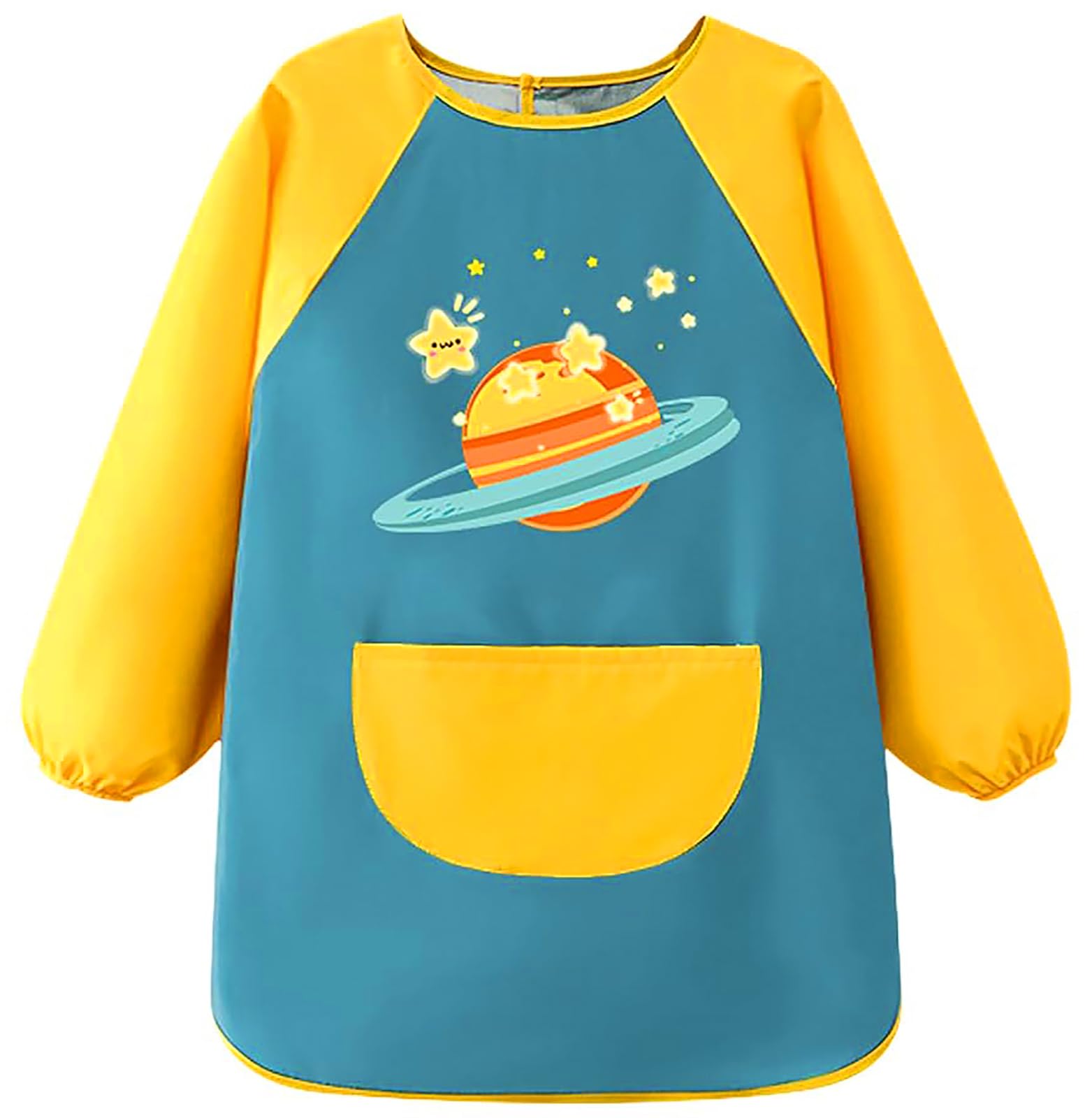 LIMHOO Kinder Kunst Smock mit Langen ?rmeln Kinder Wasserdichte Handwerk Malerei Schürze Kleinkind Graffiti Schürzen