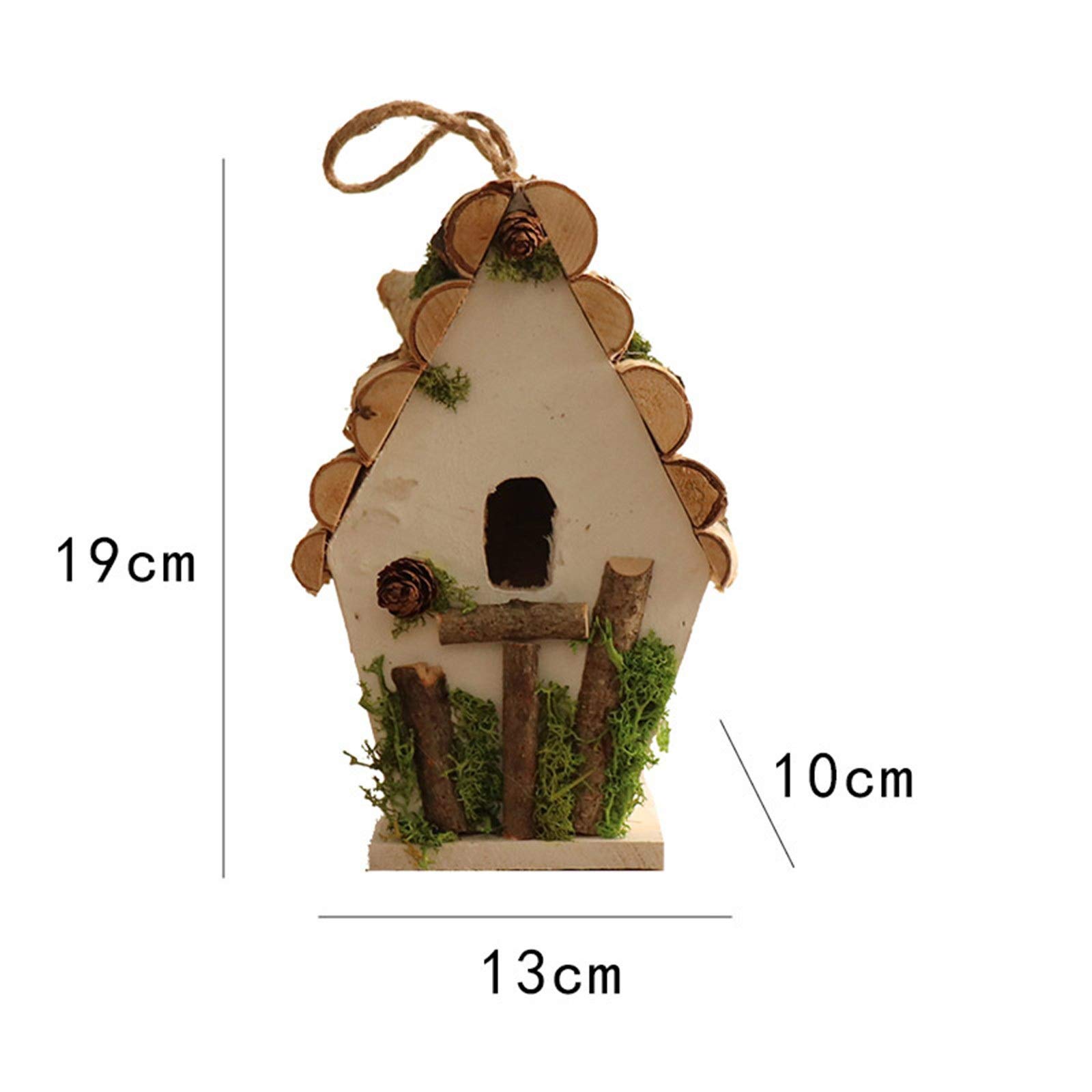 野鳥の巣箱 木の鳥の家の鳥の巣の創造的な