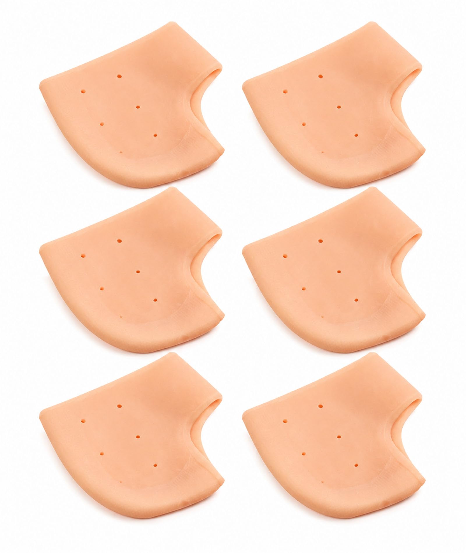 6PCS Heel Protector, Heel Pads for Pain Relief, Foot Support for Foot Problems and Cracked Heels, Skin Tone Heel Protectors for Men and Women-image-46