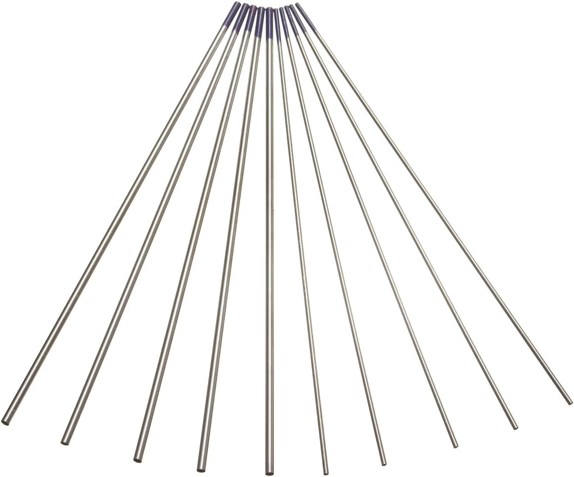 10Pcs TIG Tungsten Electrodes Welding Wire 1/16inch3/32inch 150MM Non