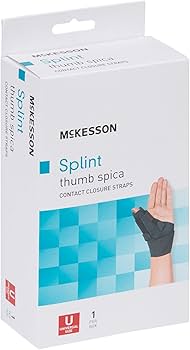 Amazon.com: McKesson Universal Thumb Spica Splint with Hook-and