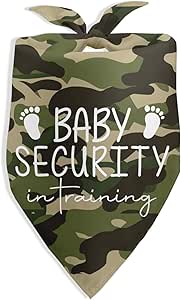Baby Security In Training Hundehalstuch - Süße Schwangerschaftsankündigung Für Deinen Hund