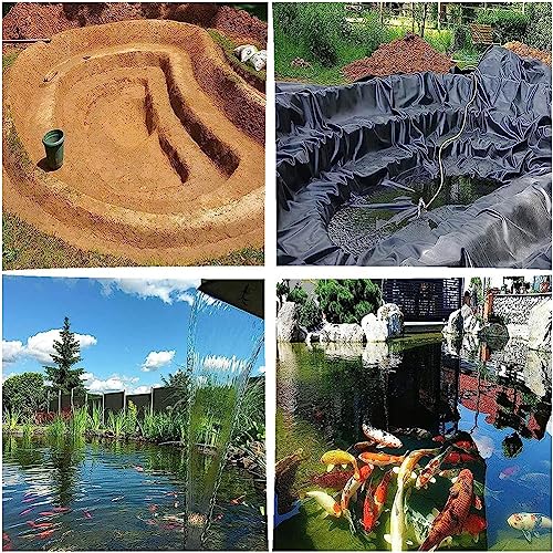 Bassin extérieur liner imperméable et indéchirable pour fontaine de jardin