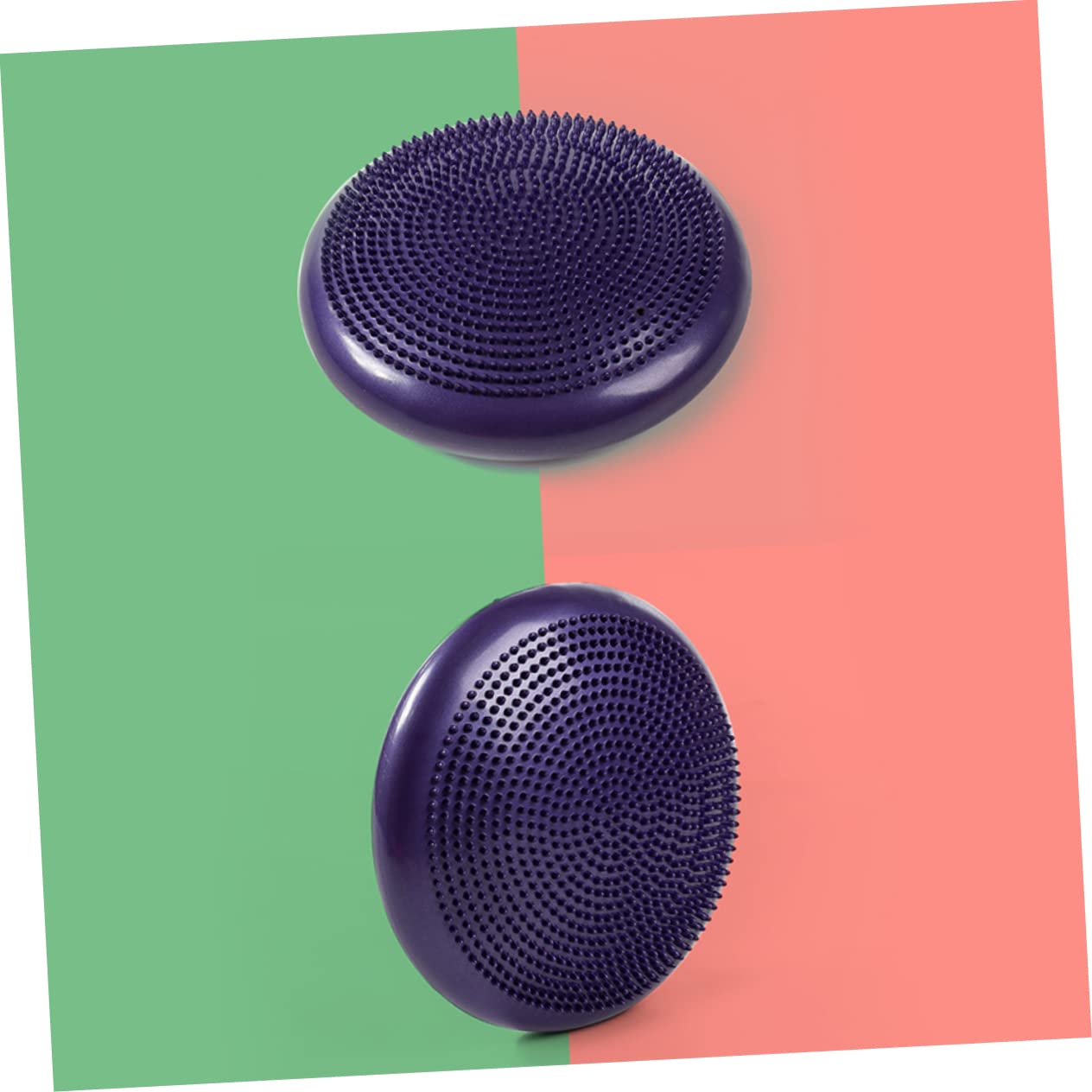 Cuscino Gonfiabile di Equilibrio Porpora in Pvc Pompa Manuale | Ragazzo Ragazza e Adulti, Aiuta Stabilità del Core e Rafforza L’allenamento, Accessorio Incluso