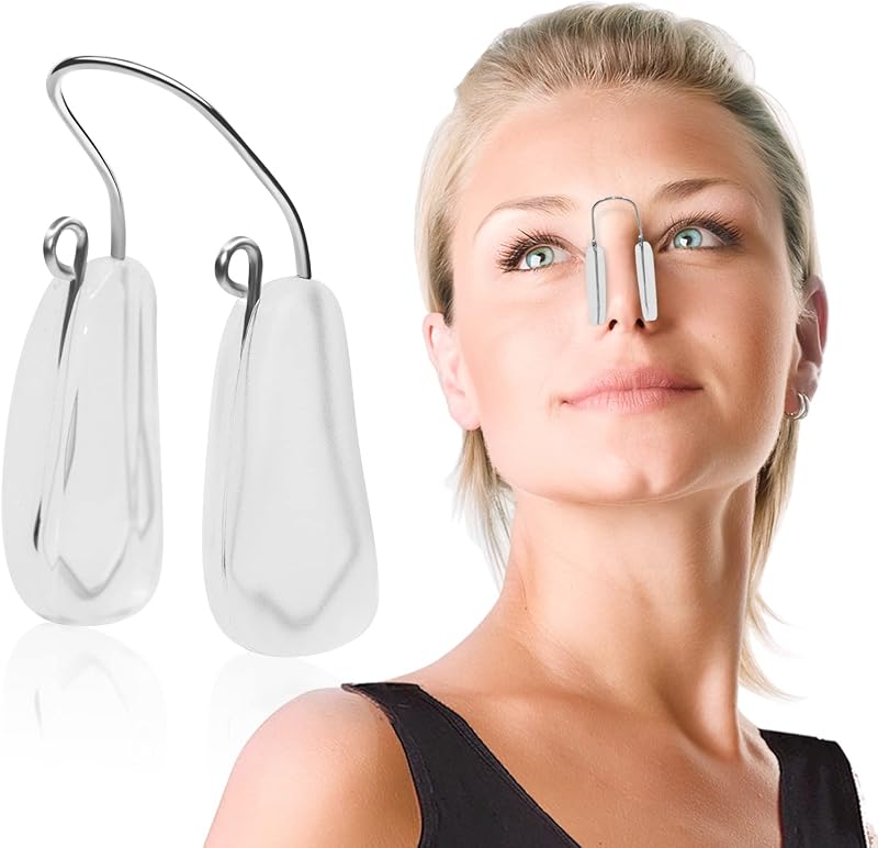 Clipe nasal FERNIDA Nose Up Clipper Shaper em silicone e aço inoxidável