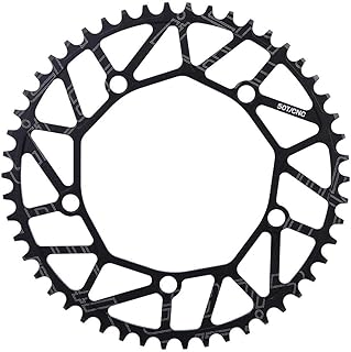 Roue de chaîne de vélo, 50/52/54/56 / 58T 130BCD Vélo, Plateau Simple Vitesse pour la Plupart des vélos de Route, vélo de Montagne, vélo de Montagne