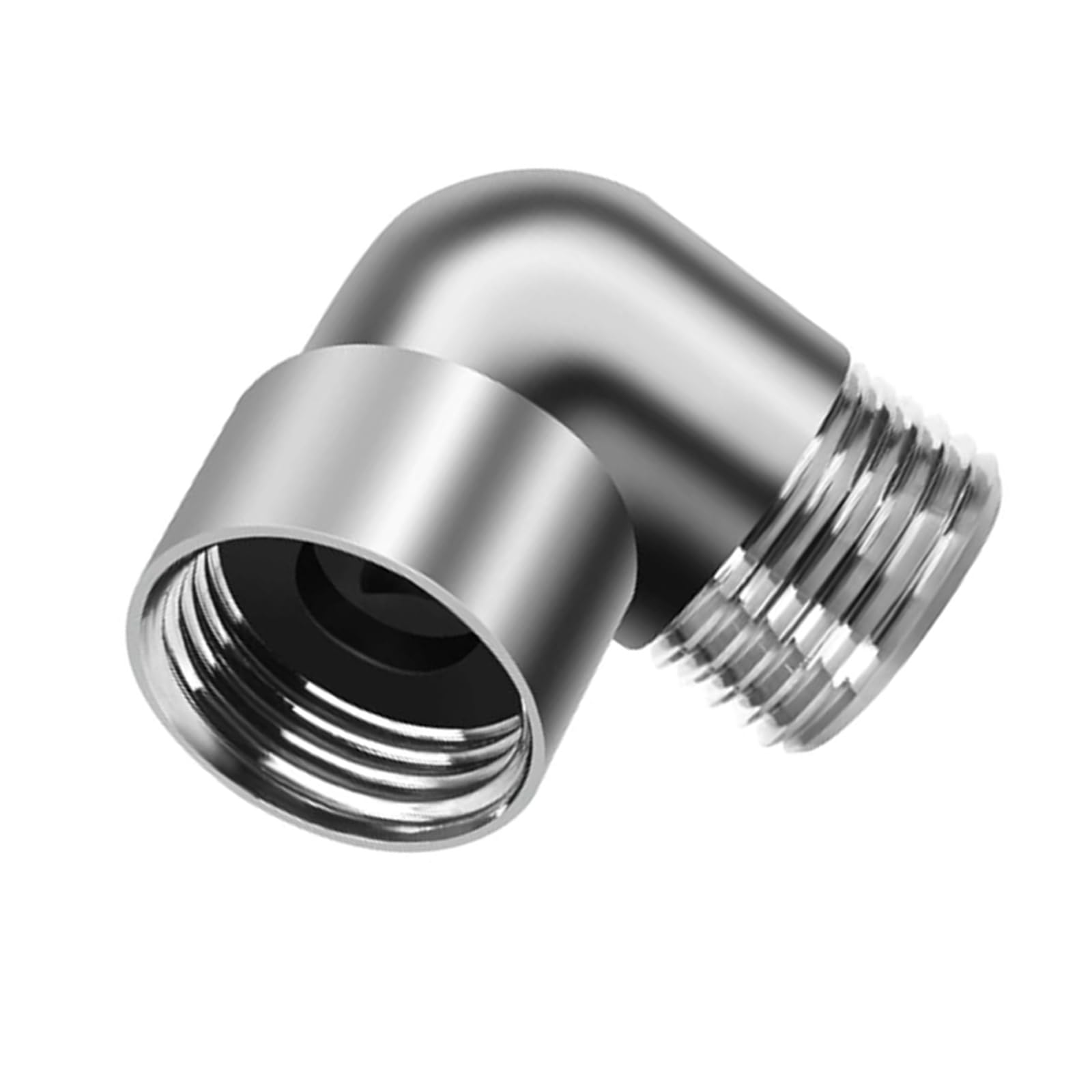 90 Degree Handheld Shower Head Elbow Adapter Shower Arm Angles Adapter Head Extension Arm Connector Enduring Hose Connection
