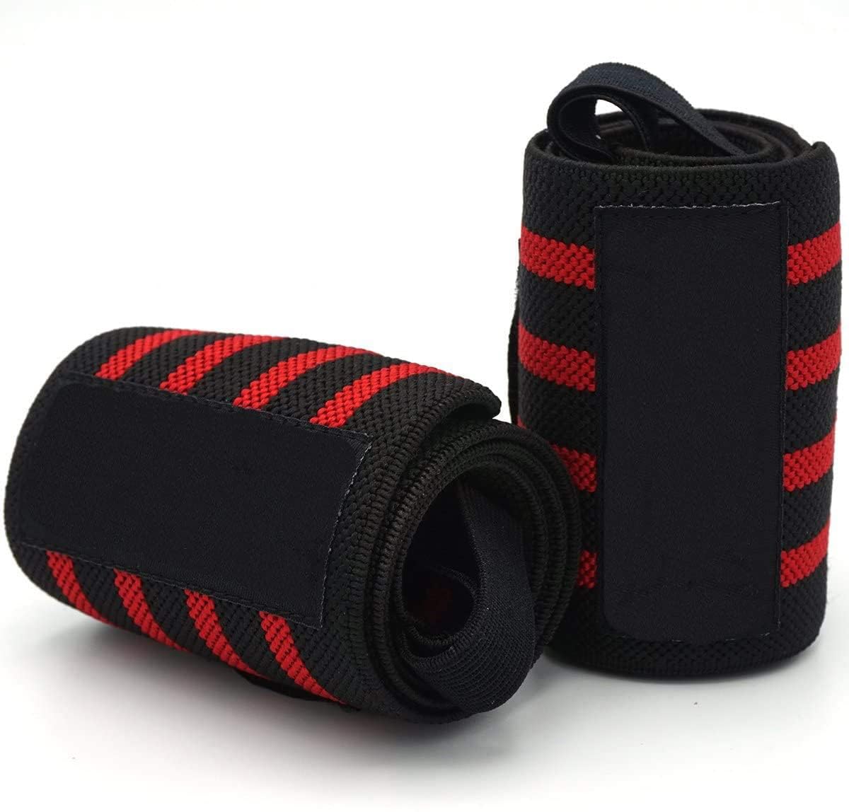 wrist compression strap and wrist wrap wrist band, brace for tendonitis, tennis, gym, workout, one size adjustable (black), 1 pc