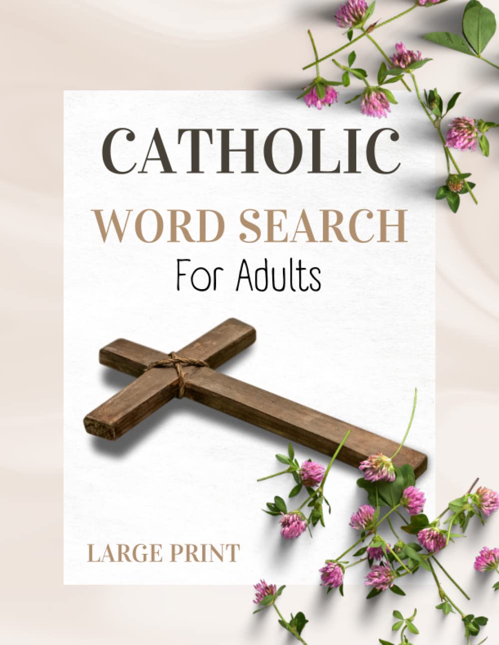 Catholic Word Search For Adults: Large Print Bible Word Find Puzzle ...