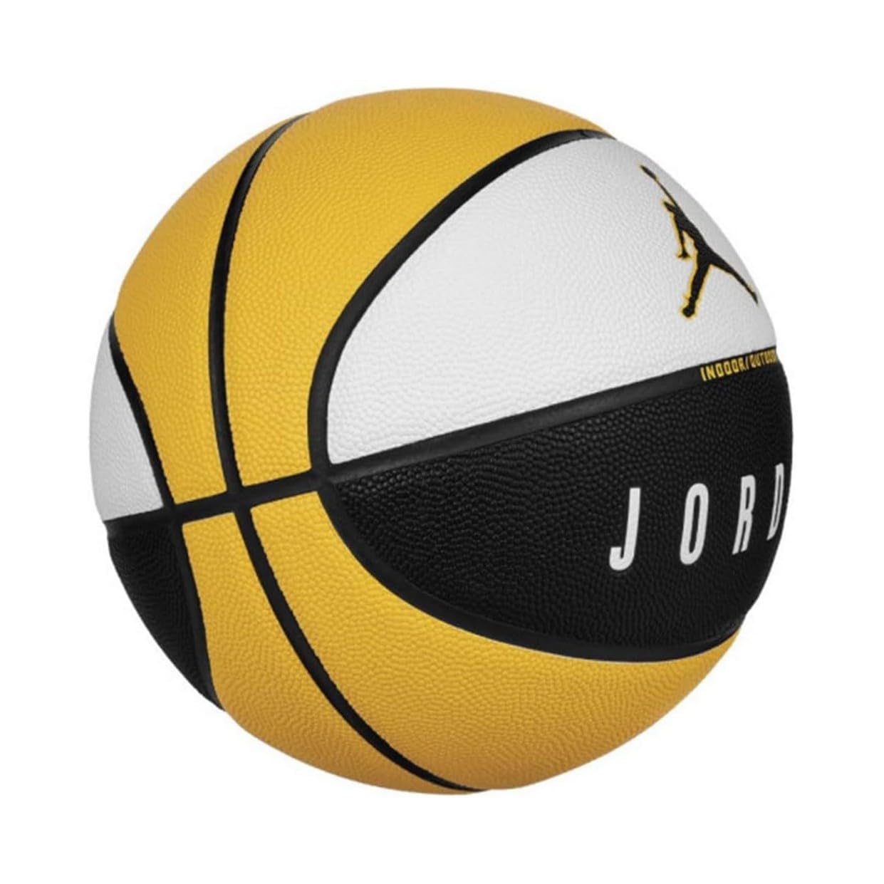 Nike Jordan Ultimate 2.0 8P Deflated Palle da basket White/Black/Yellow Ochre/Black 7